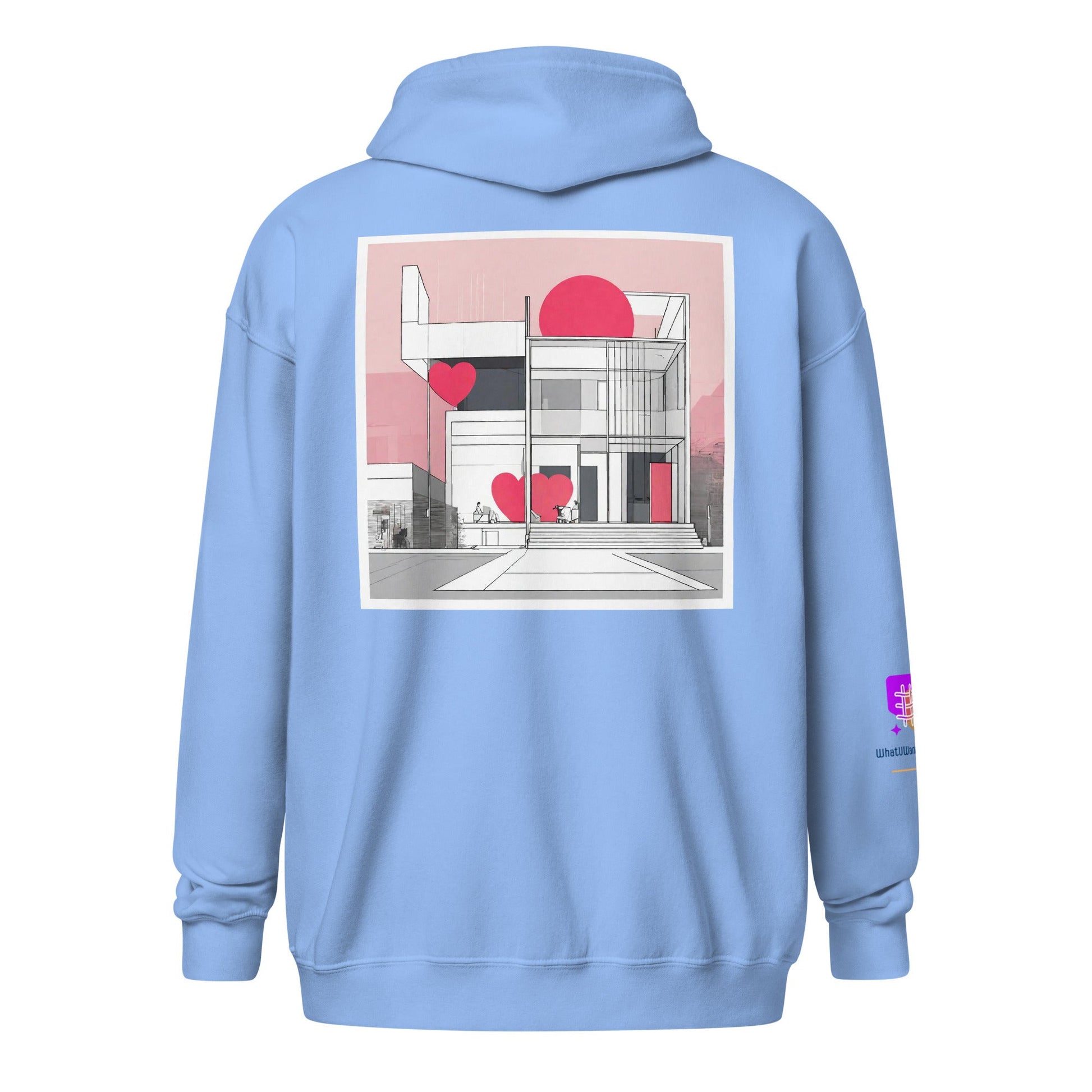 Unisex heavy blend zip hoodie