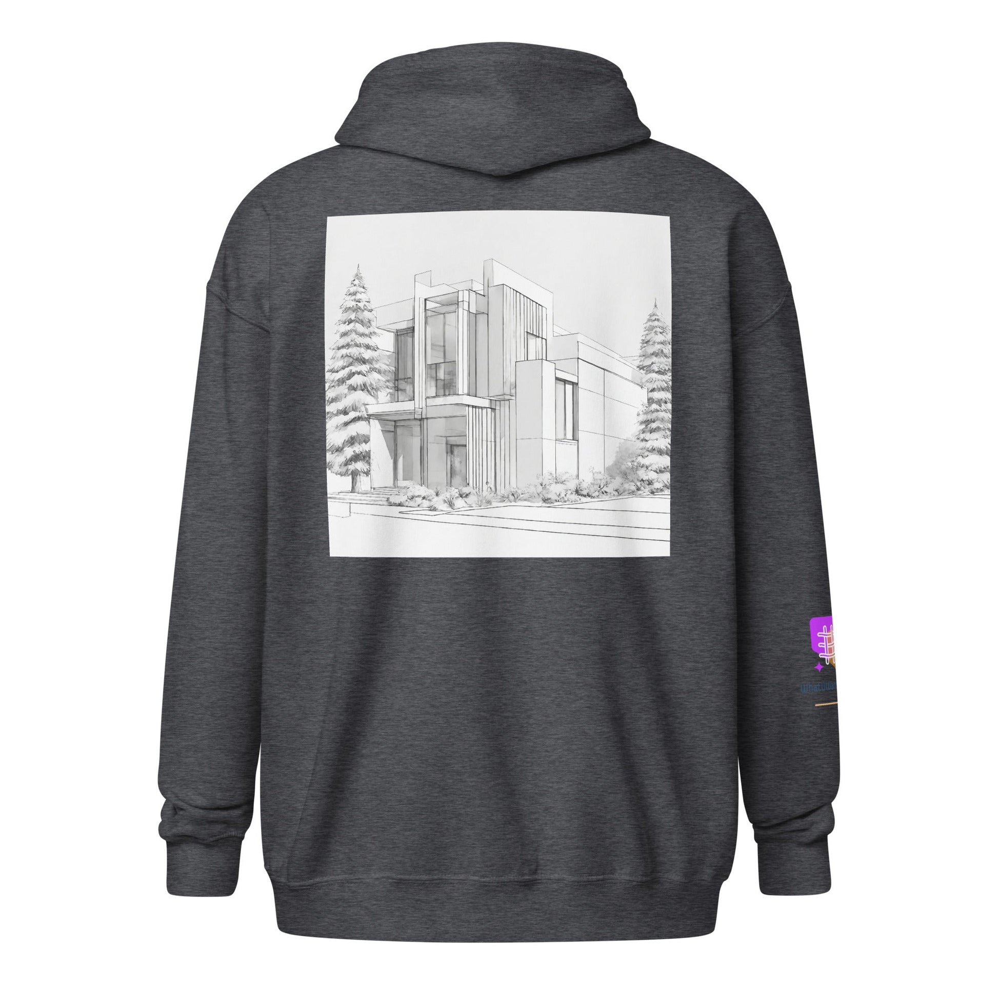 Unisex heavy blend zip hoodie