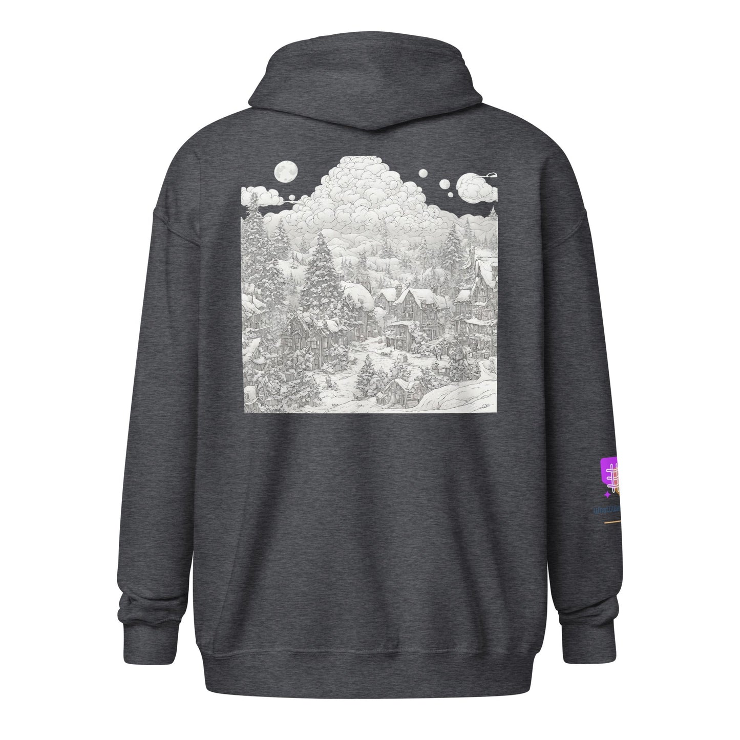 Unisex heavy blend zip hoodie