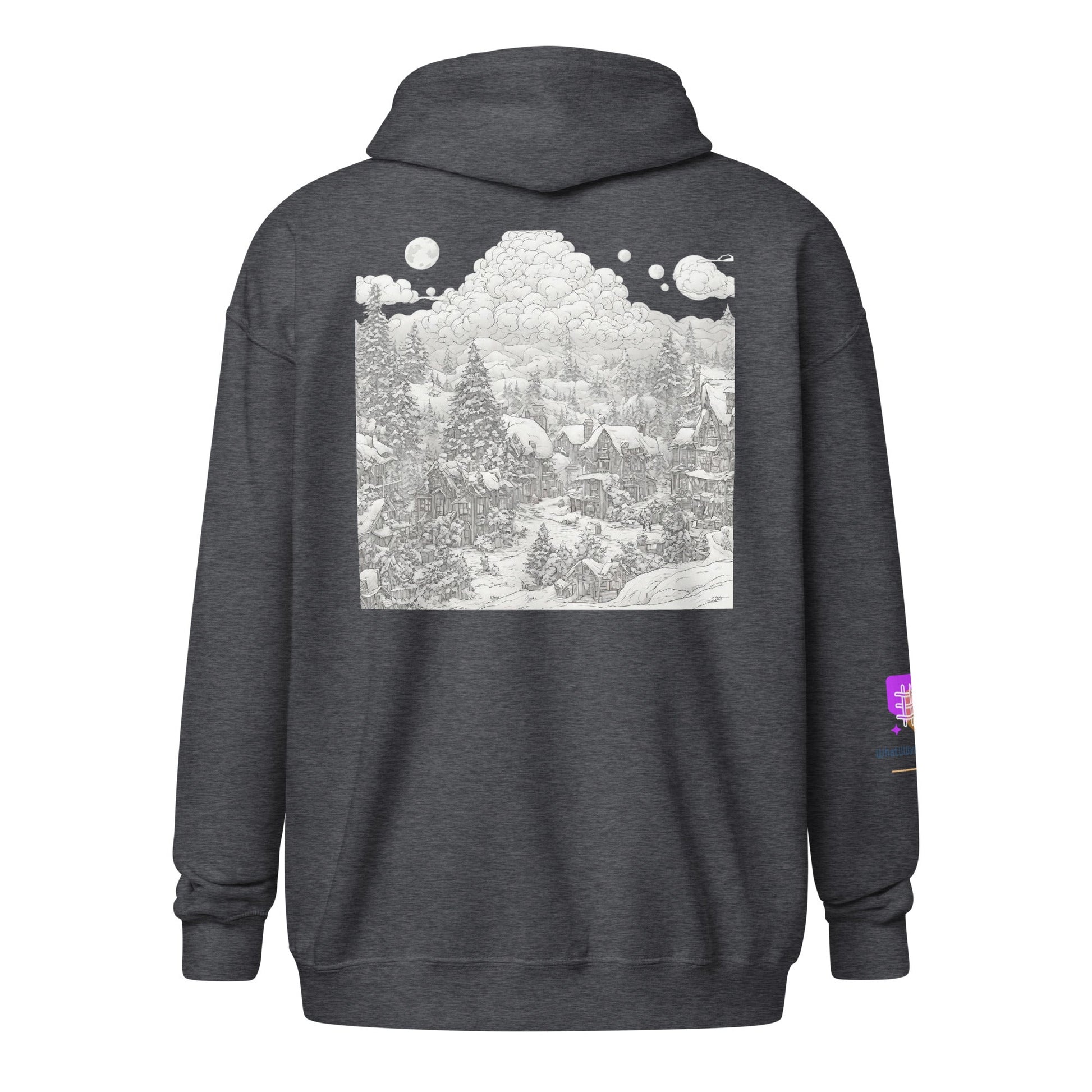 Unisex heavy blend zip hoodie