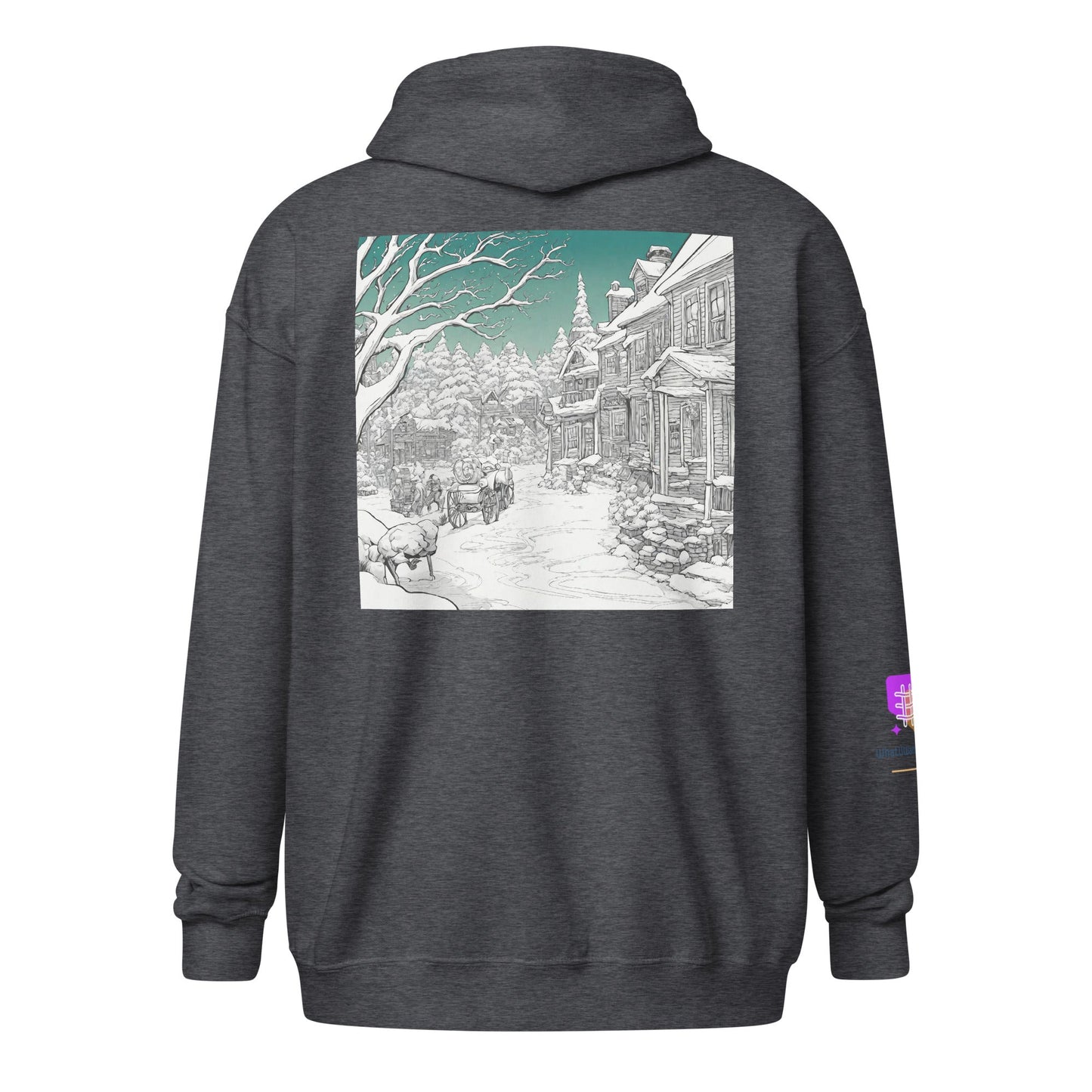 Unisex heavy blend zip hoodie