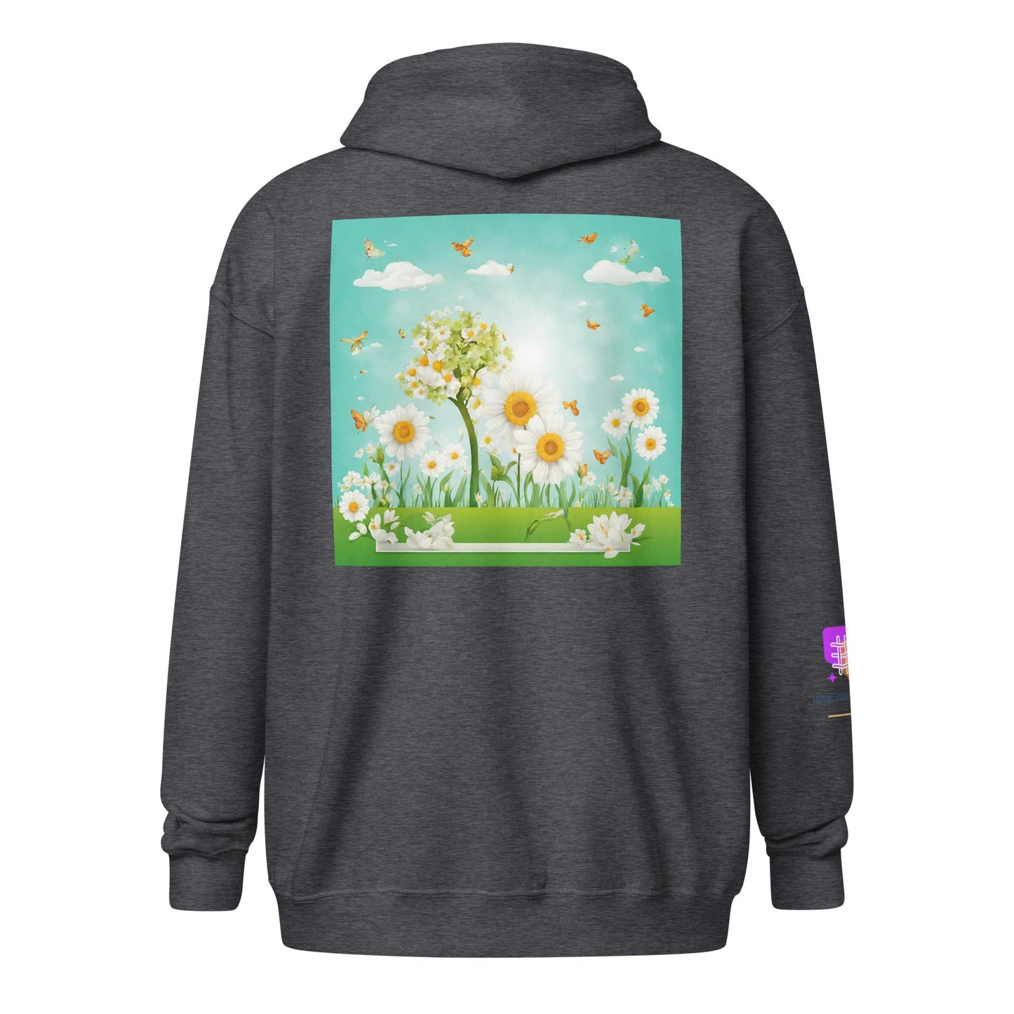 Unisex heavy blend zip hoodie