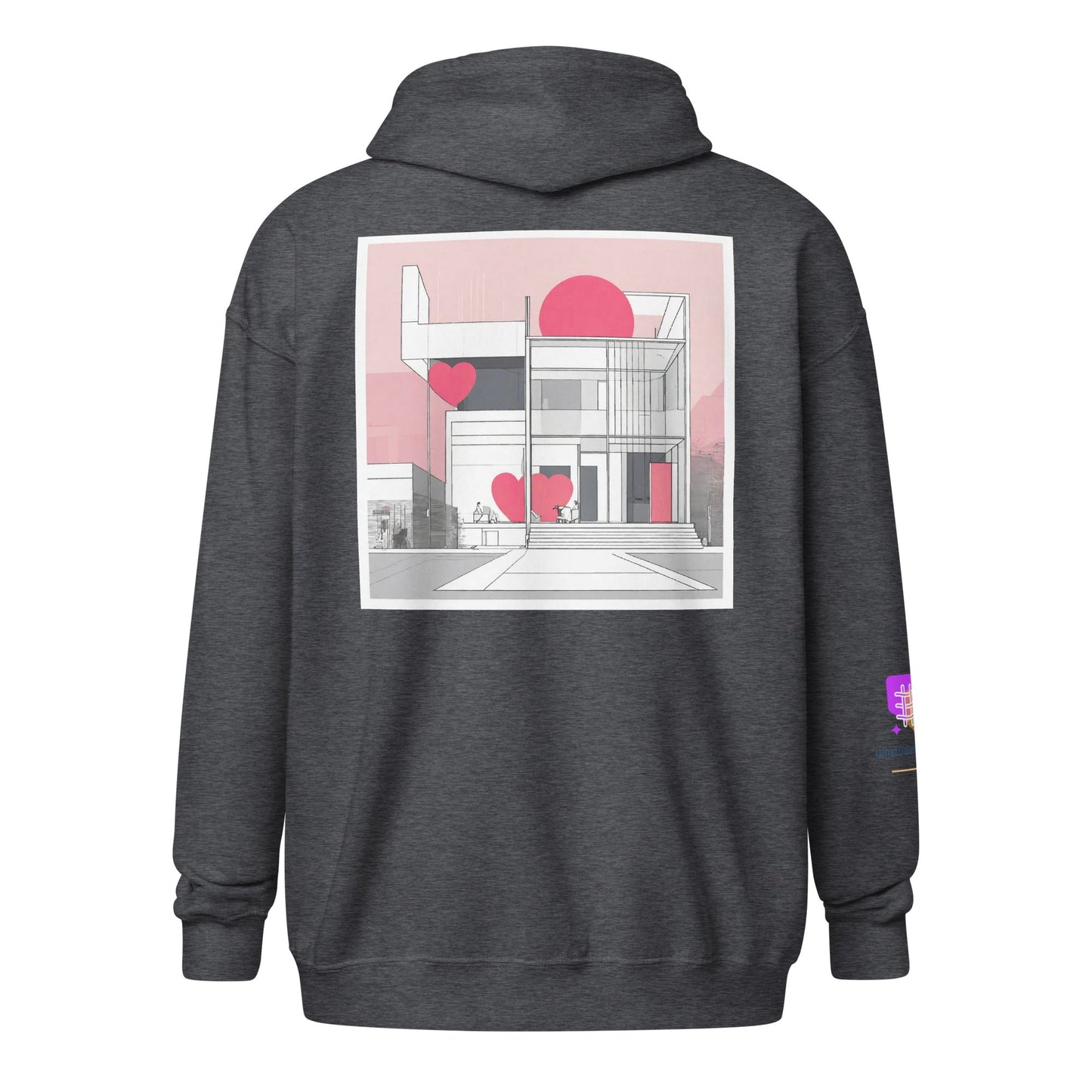 Unisex heavy blend zip hoodie