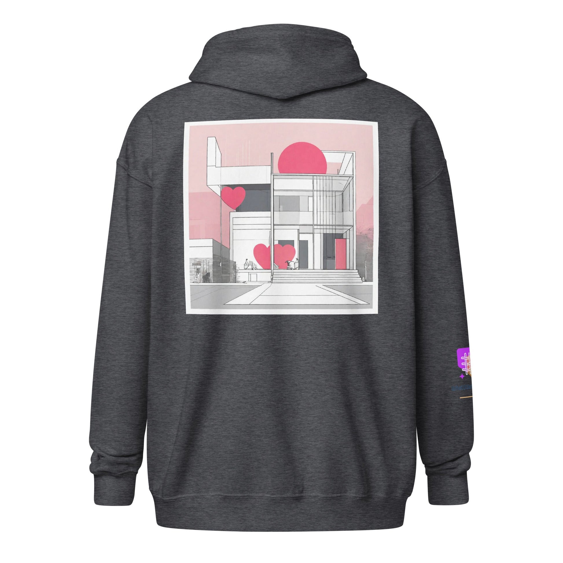 Unisex heavy blend zip hoodie