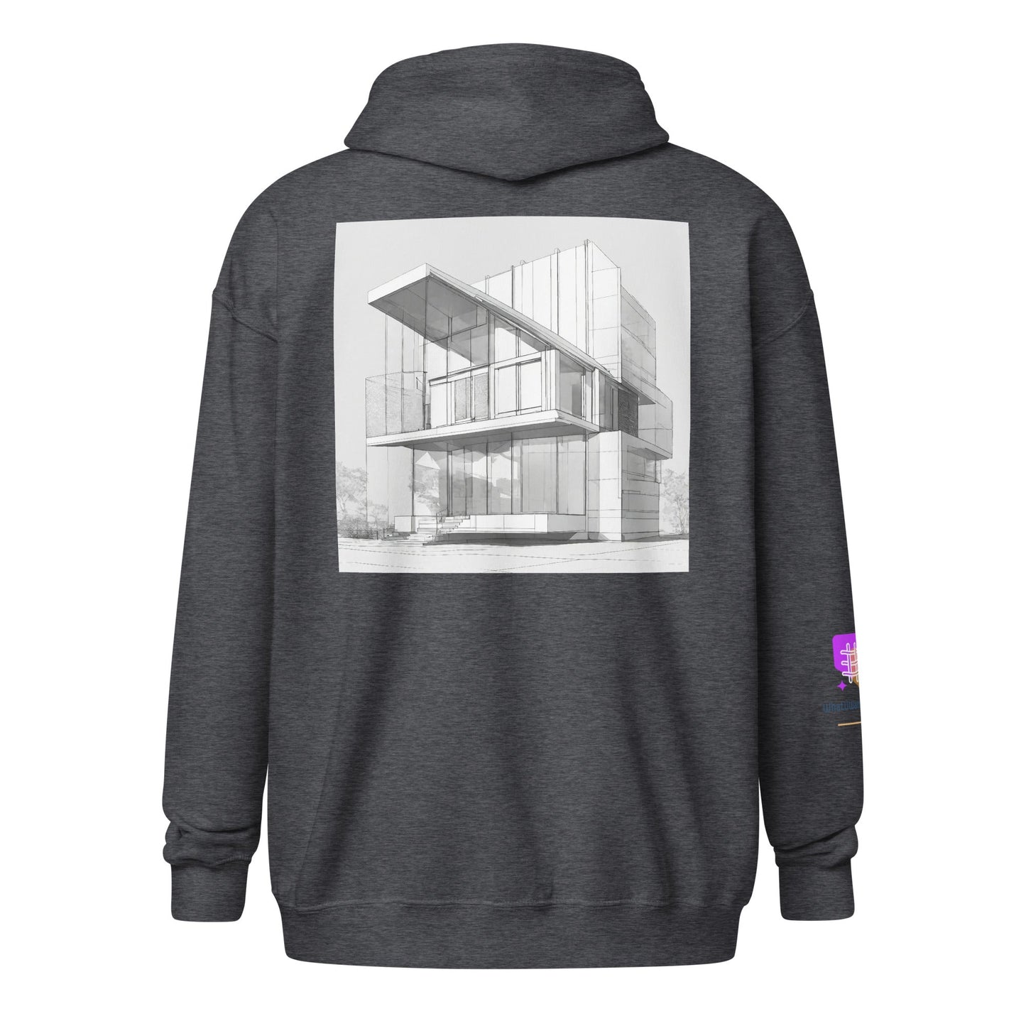 Unisex heavy blend zip hoodie