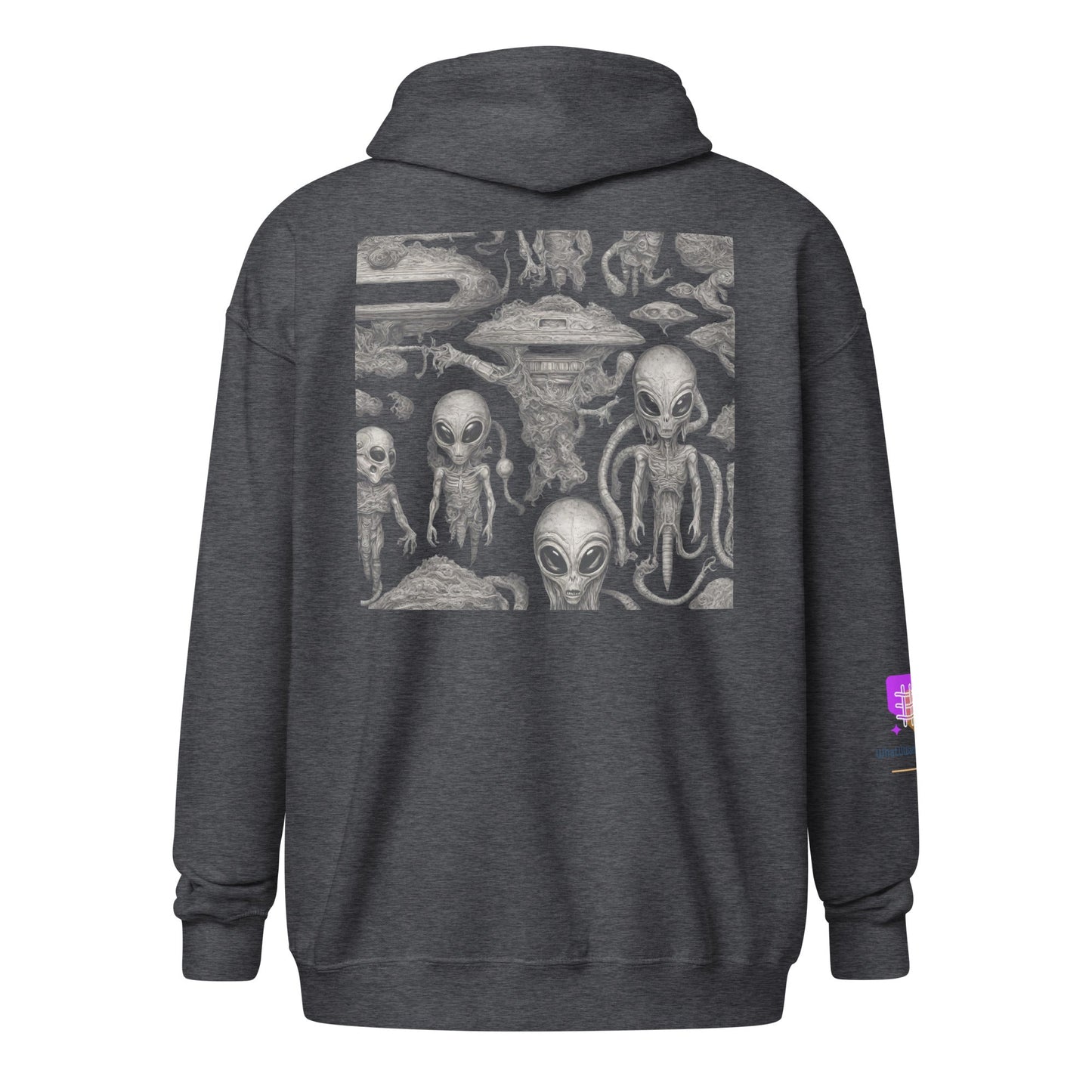 Unisex heavy blend zip hoodie