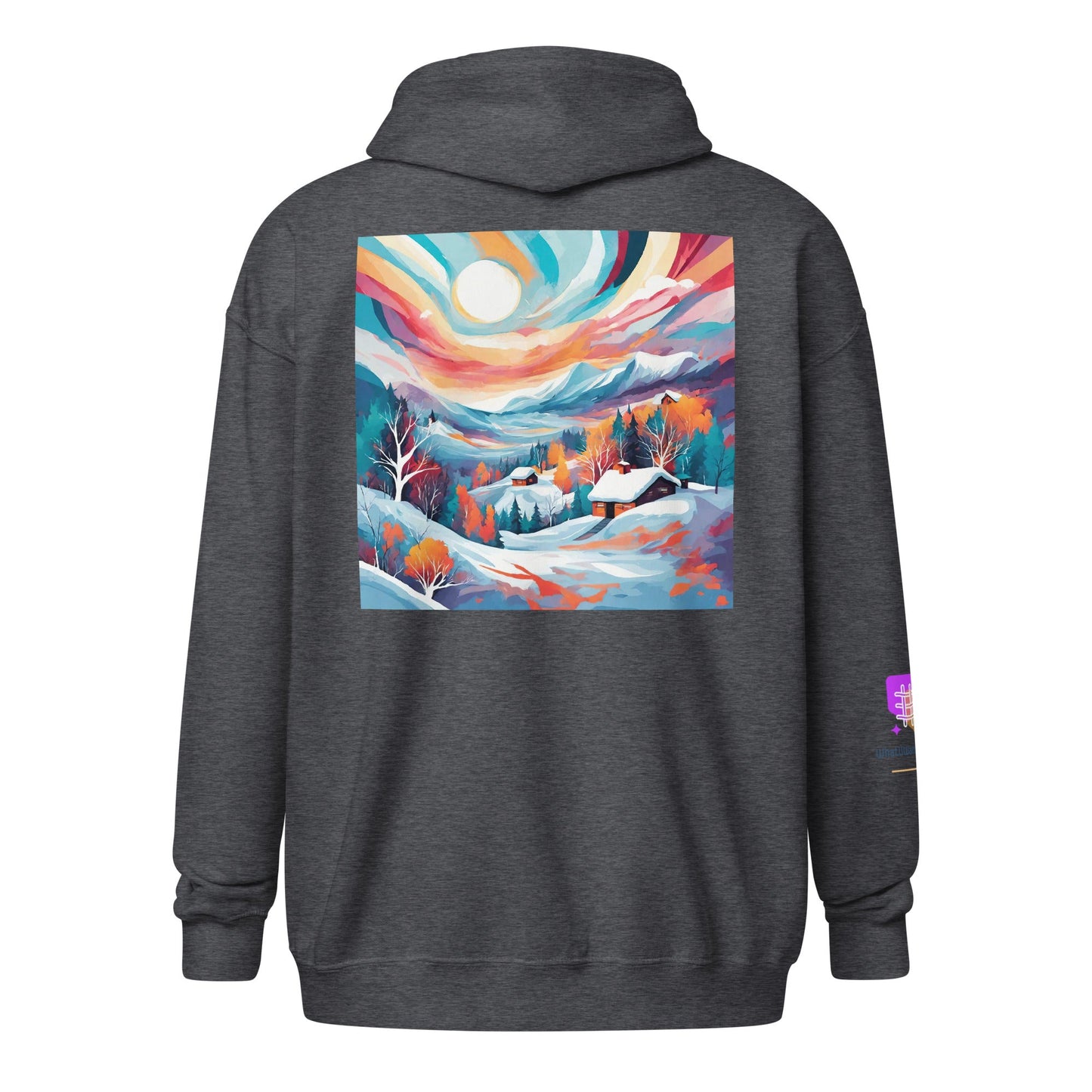 Unisex heavy blend zip hoodie