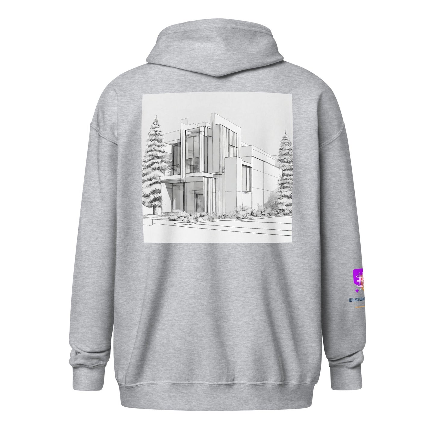 Unisex heavy blend zip hoodie