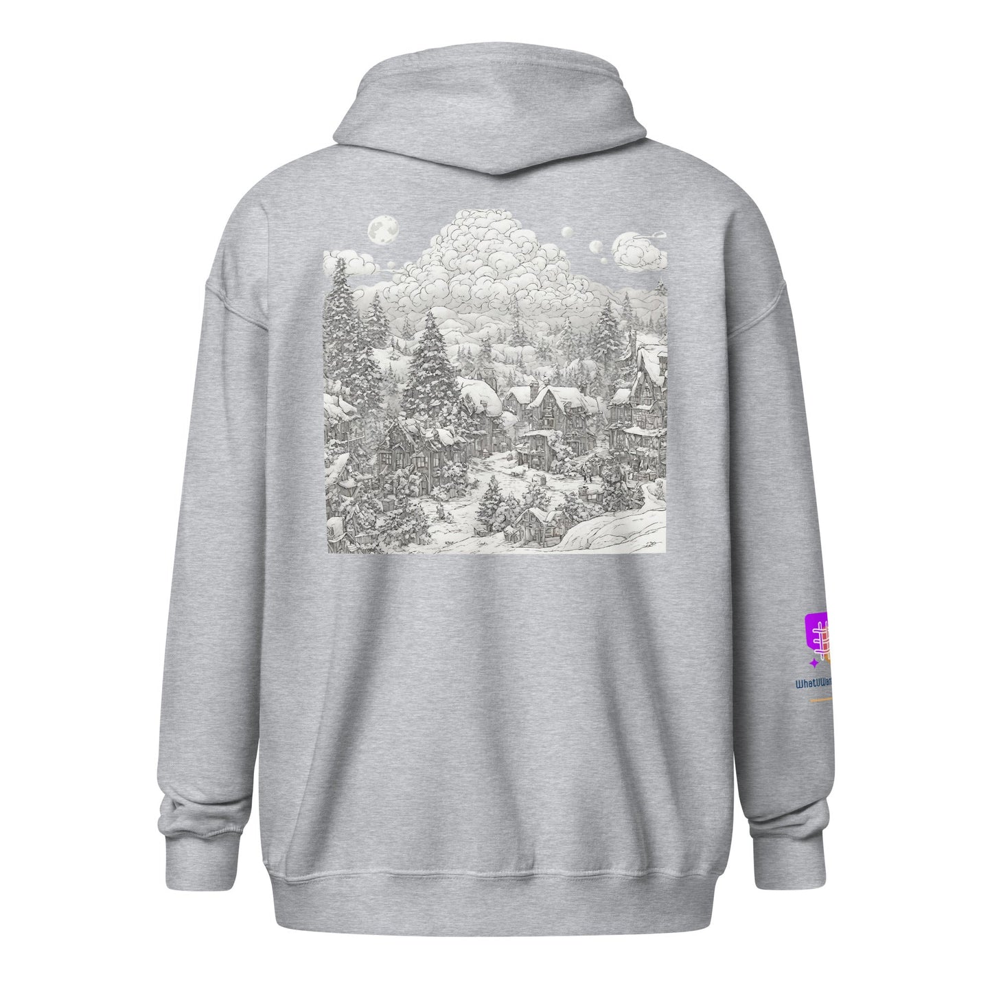 Unisex heavy blend zip hoodie