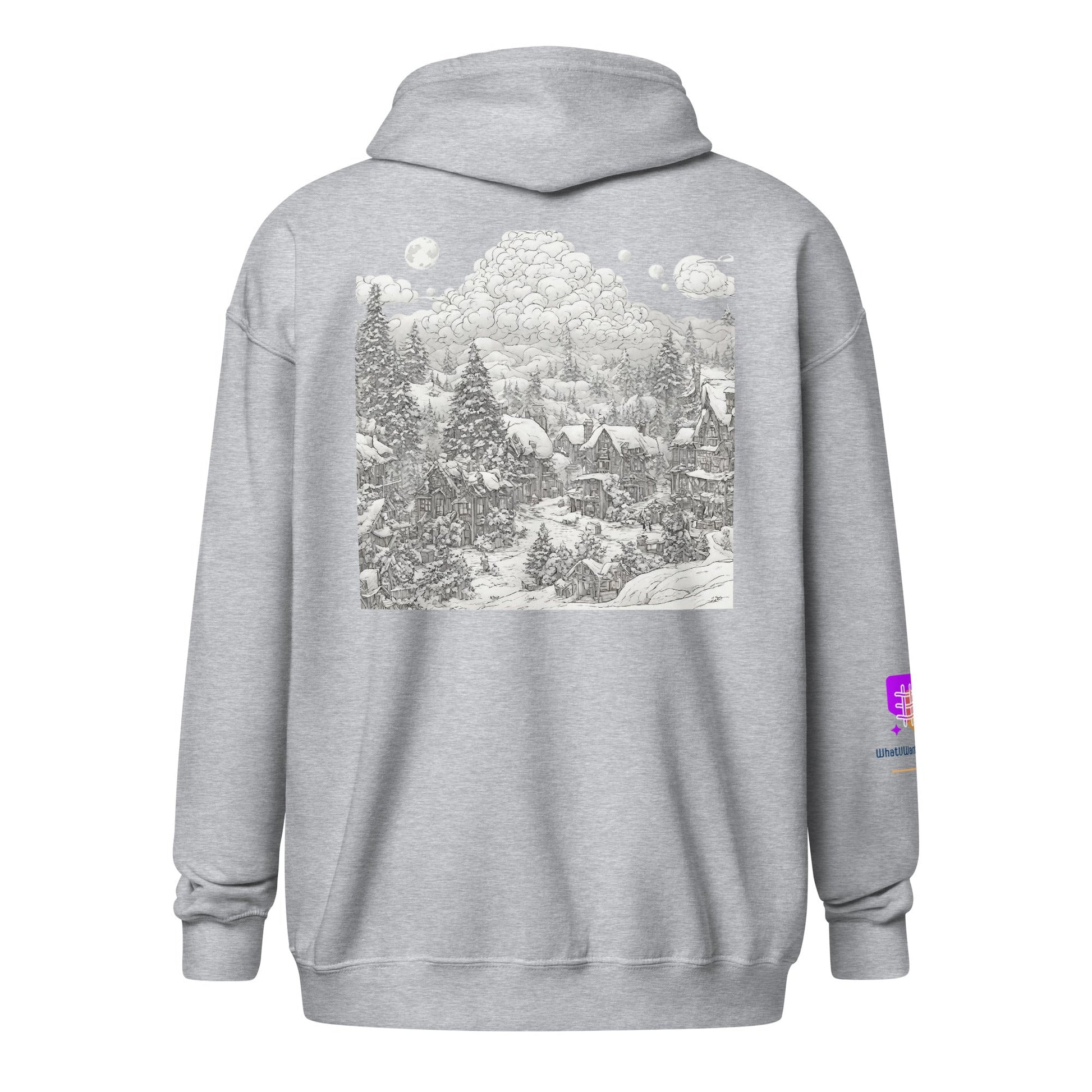 Unisex heavy blend zip hoodie