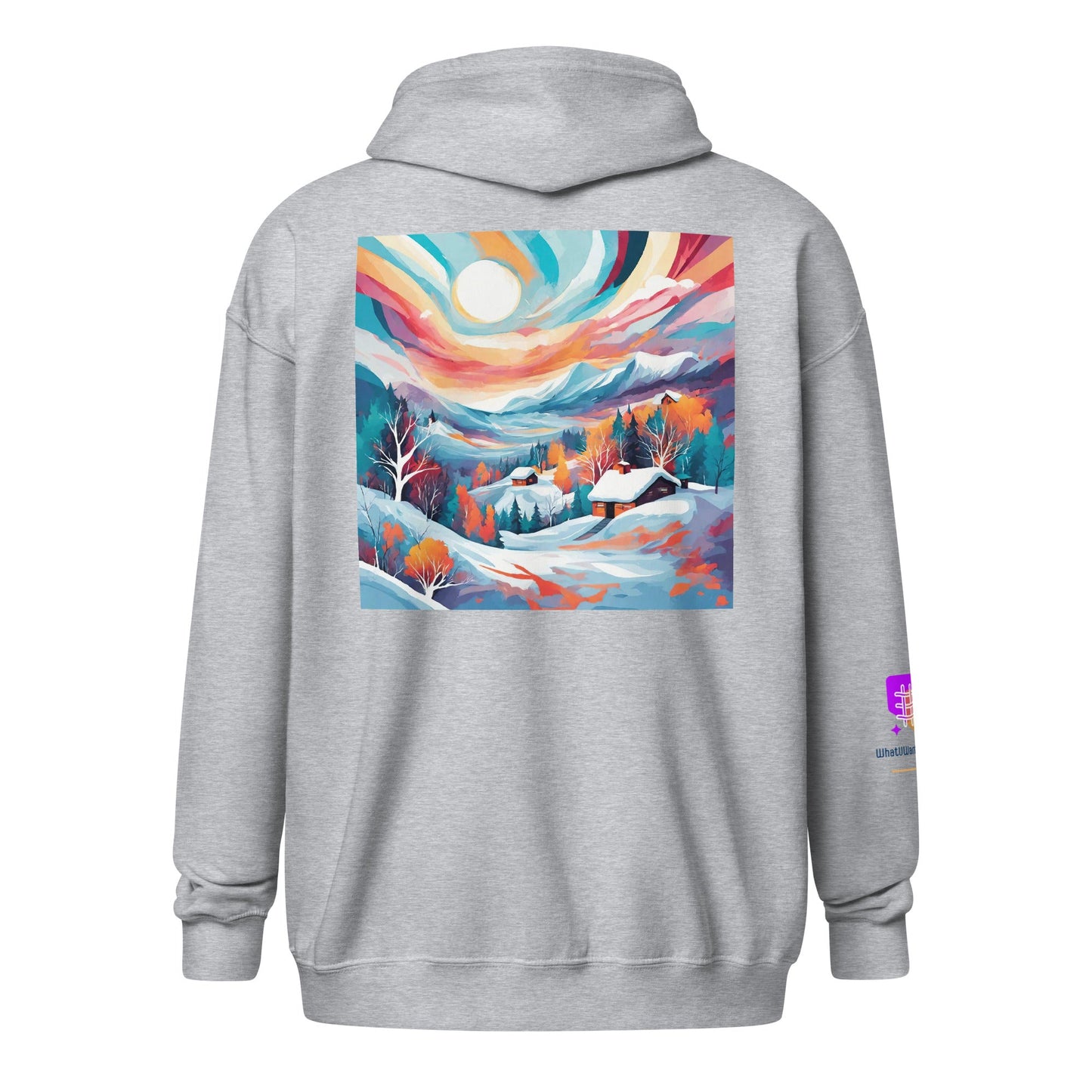 Unisex heavy blend zip hoodie