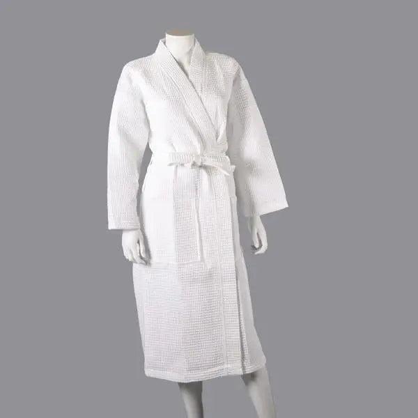 Unisex Lightweight Textured Waffle Robe