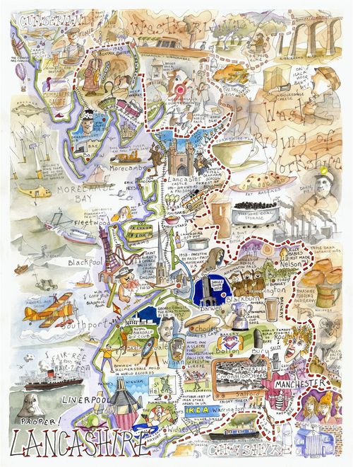 Proper Lancashire - Tim Bulmer 1000 piece Jigsaw Puzzle