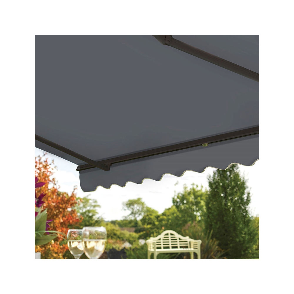 Premium 3.5m Charcoal Grosvenor Awning - High Quality and Easy to Install