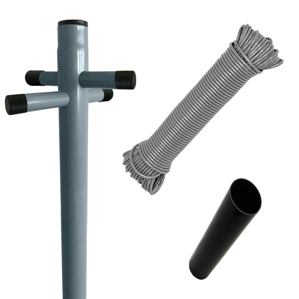 Premium Clothes Post 2.4m Overall Hight Heavy Duty Pole Washing Line Support