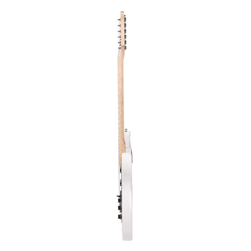 Glarry GST Stylish Electric Guitar Kit with Black Pickguard White
