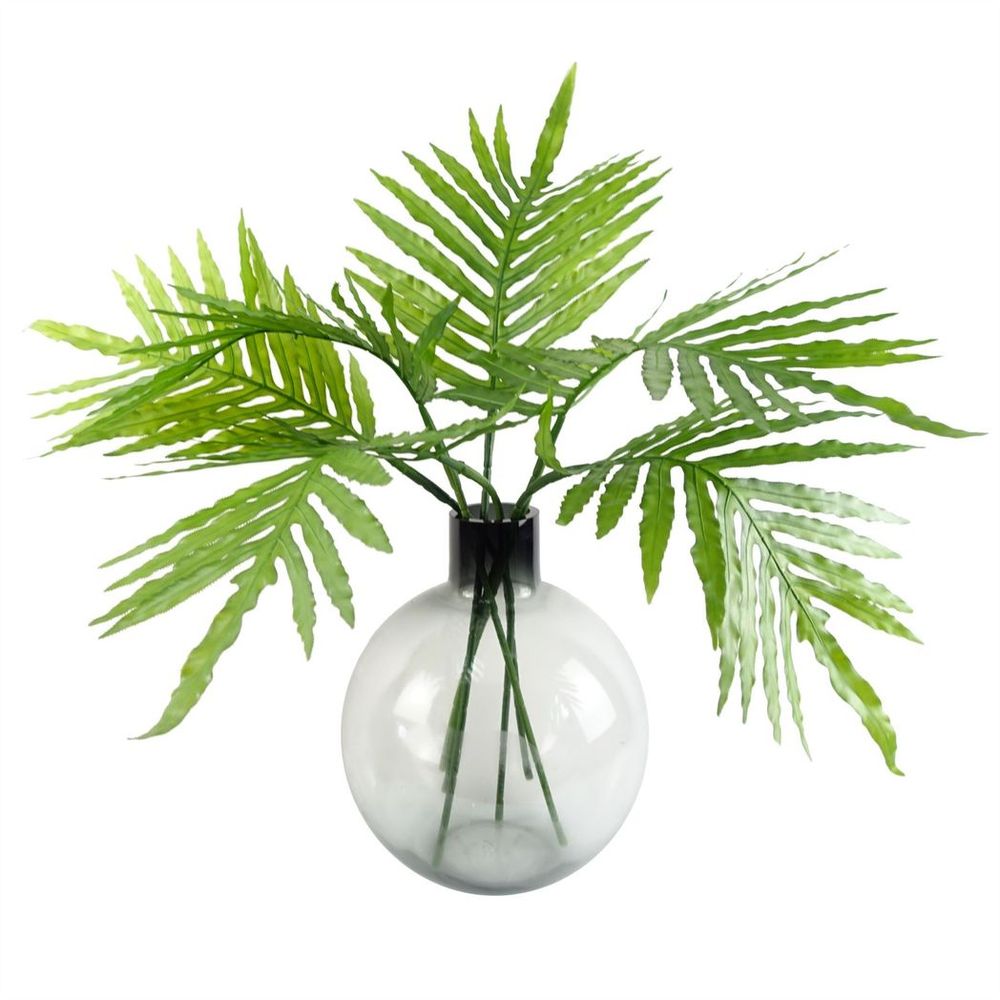 40cm Grey Smoke Glass Vase - High-Quality Oversized Vase for Stunning Floral Displays