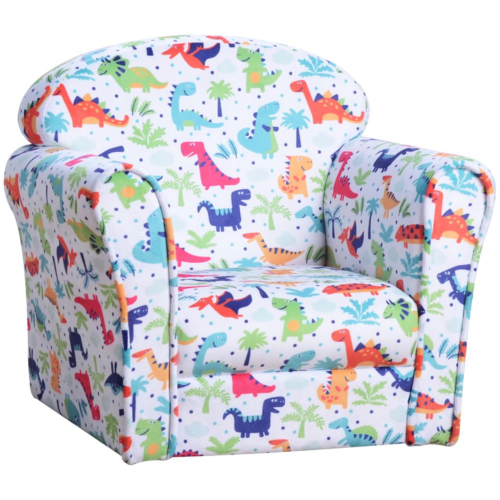 Premium Cartoon Flannel Kids Armchair - Non-slip, Wooden, High Quality - Perfect for Ages 18-36 Months