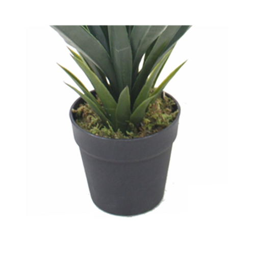 90cm Gold Planter with Artificial Yukka Plant