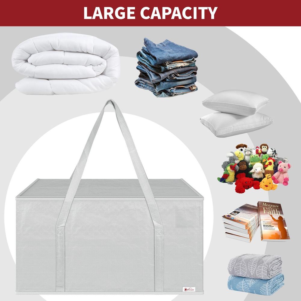 VINSANI 12PK MOVING BAGS: Lightweight, Strong, and Convenient Storage Solution