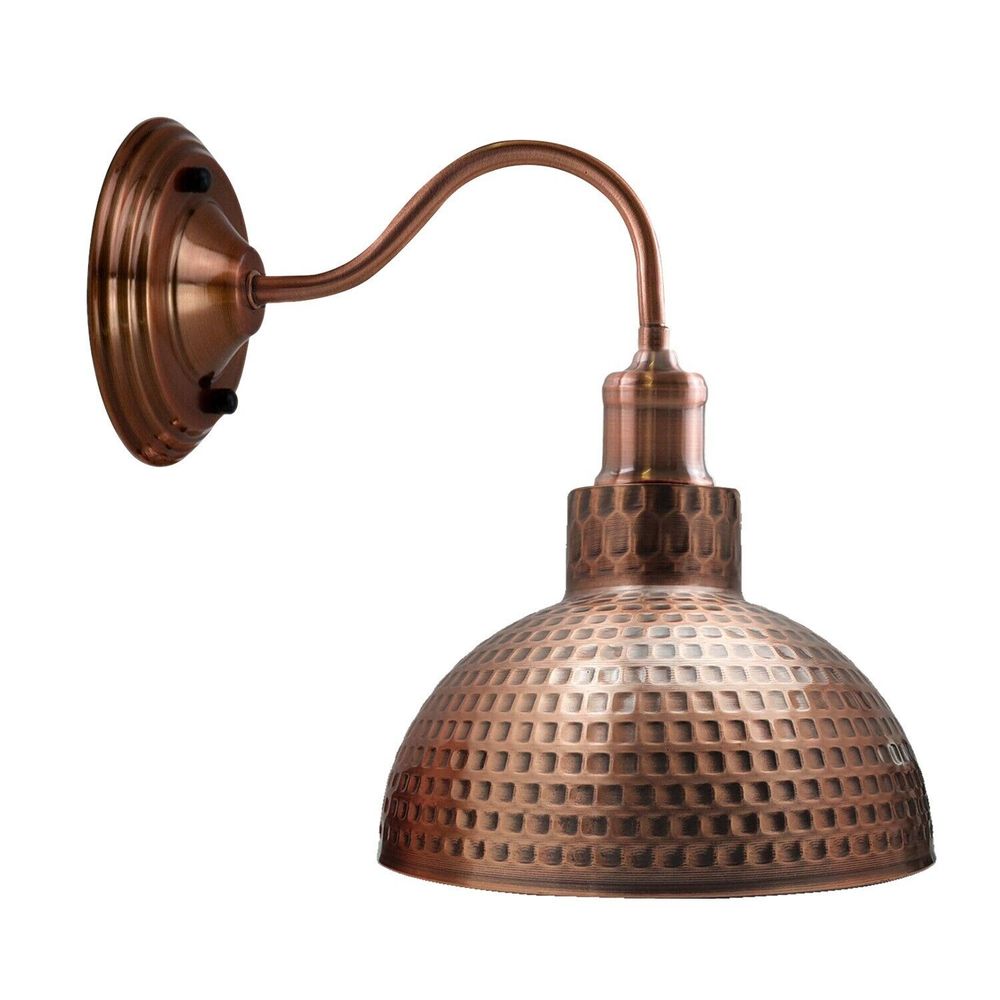 Retro Copper Wall Lights & Lamps – Antique Brass & Copper Sconces ~3678