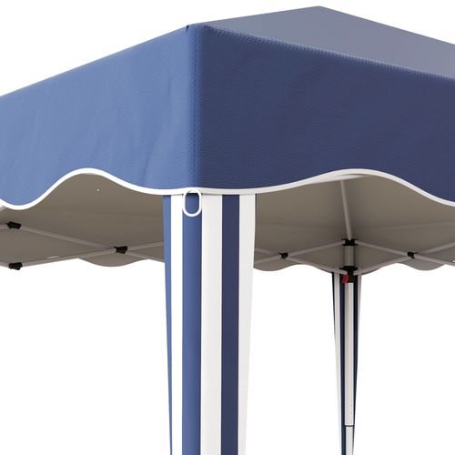 Outsunny 3x3(m) Pop Up Gazebo Marquee Tent for Garden w/ Carry Bag Blue