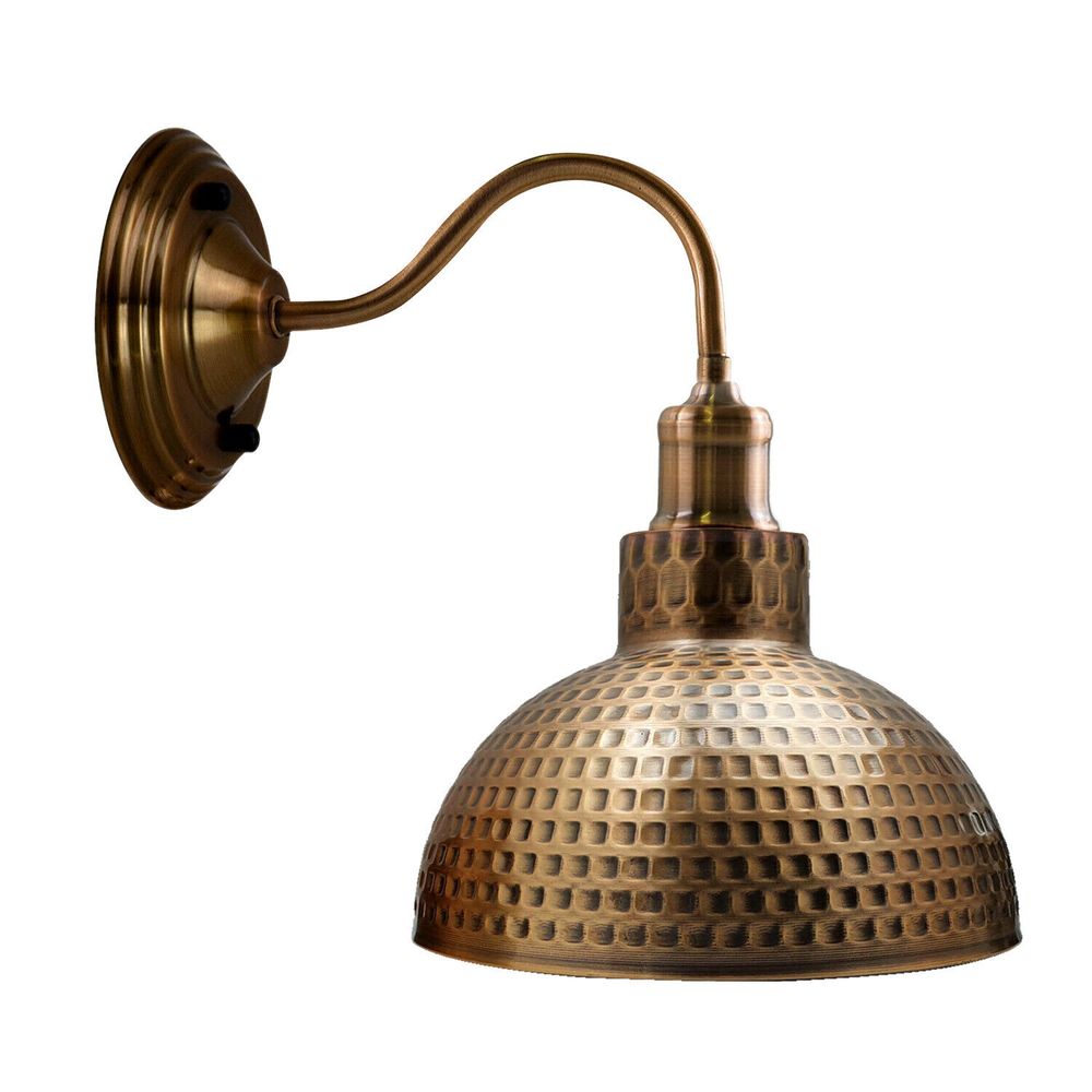 Retro Copper Wall Lights & Lamps – Antique Brass & Copper Sconces ~3678