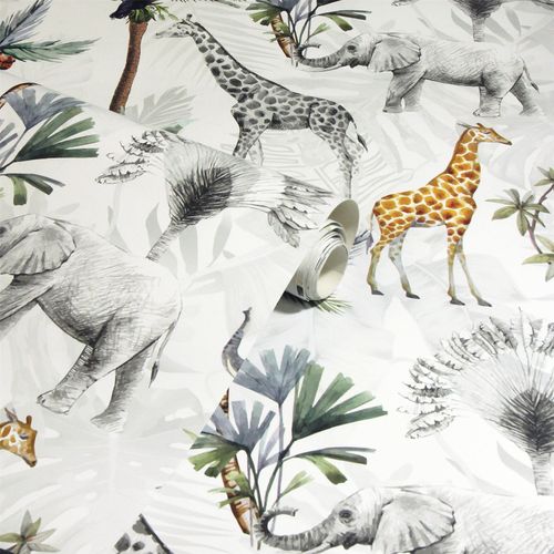 Serengeti Animals Multicoloured sw12 wallpaper