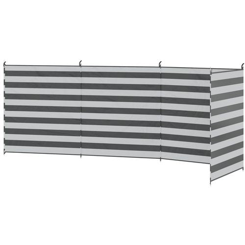 Outsunny Camping Windbreak Portable Wind Blocker Privacy Wall, 540cm x 150cm