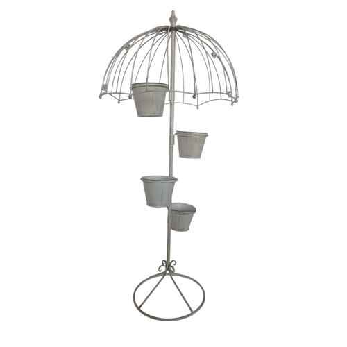 130CM CREAM METAL GARDEN PLANTER