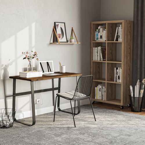 Writing Desk Workstation Center Laptop Table Industrial Design
