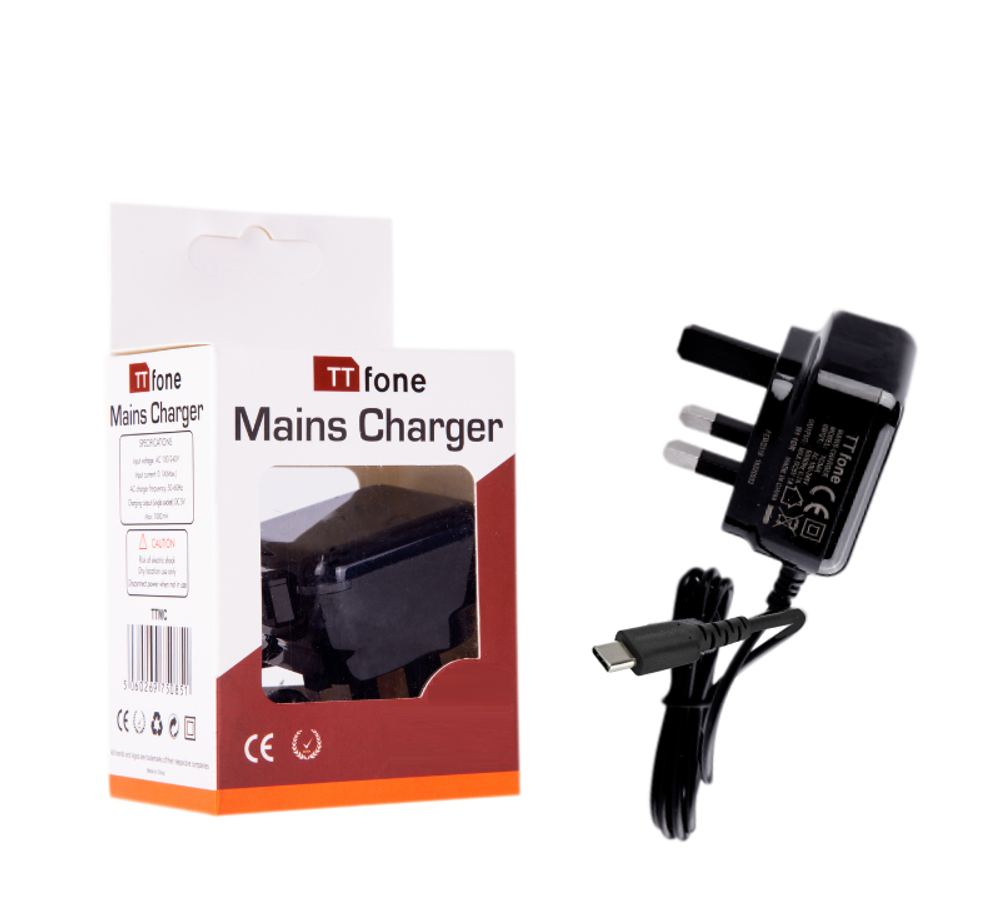 TTfone Original USB TypeC - Mains Charger for TTfone TT880