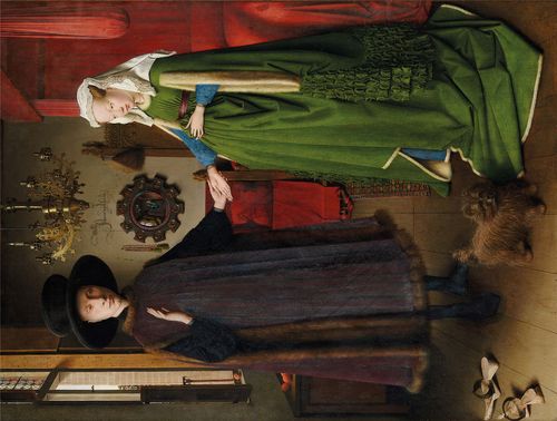 Portrait of Giovanni Arnolfini and his Wife - National Gallery 1000 Piece Jigsaw Puzzle