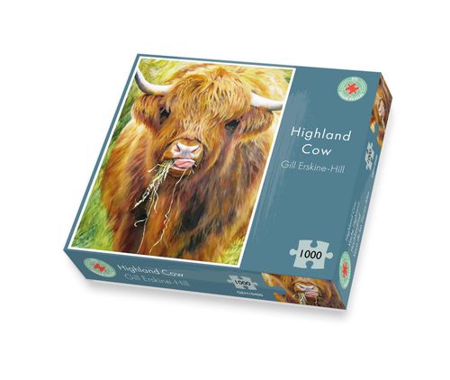 Highland Cow, 1000 Piece Jigsaw Puzzle