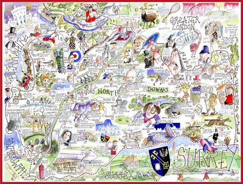 Surrey - Tim Bulmer 1000 piece Jigsaw Puzzle