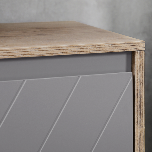 60x60cm Under-Sink Storage Cabinet w/ Adjustable Shelf 2 Doors Cabinet