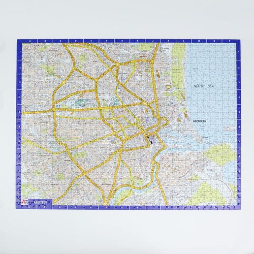 A to Z Map of Aberdeen 1000 Piece Jigsaw Puzzle
