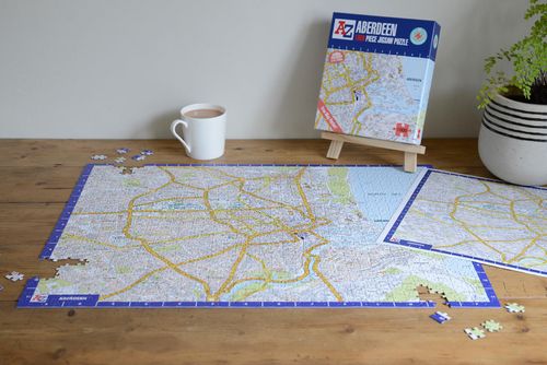 A to Z Map of Aberdeen 1000 Piece Jigsaw Puzzle