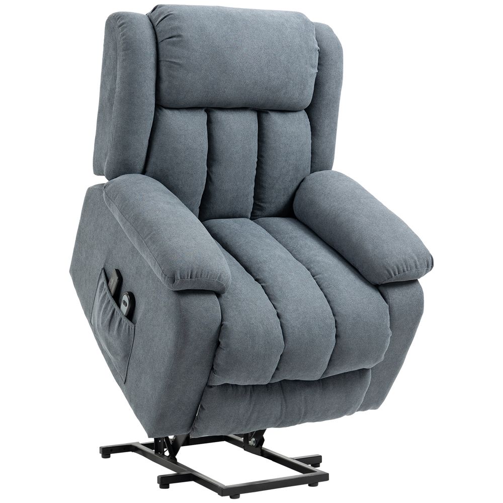 HOMCOM Heavy Duty Riser & Recliner Chair Lift - Dark Grey - for Elderly - Best Quality