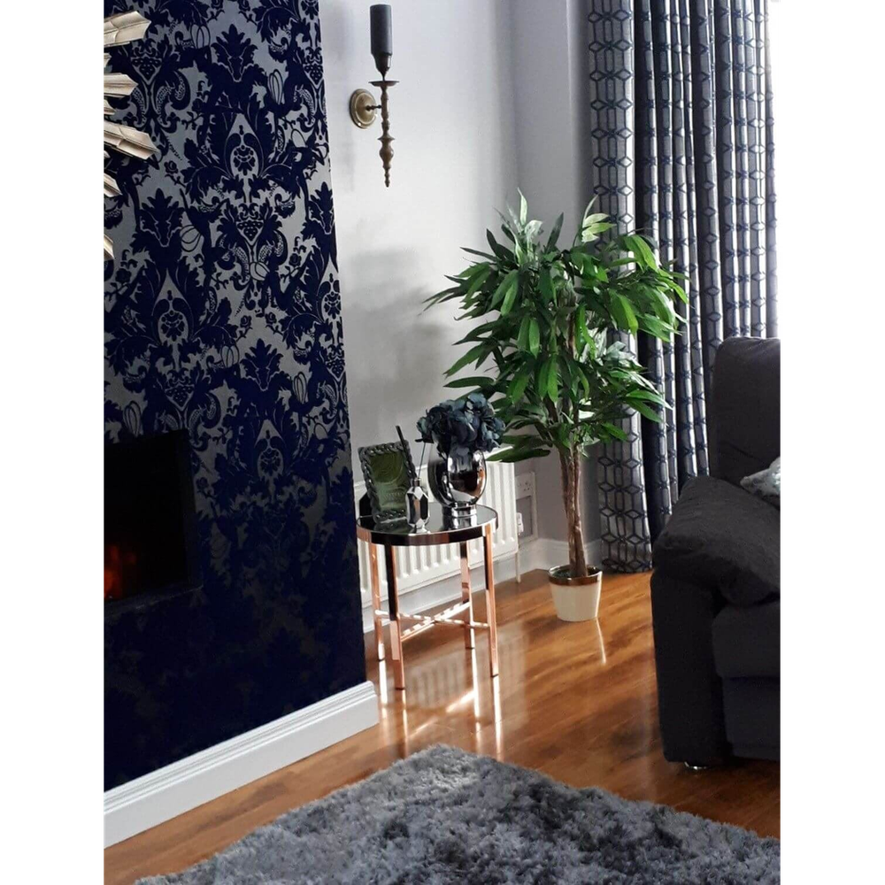 80cm Large Artificial Mango Tree Plant with Metal Planter