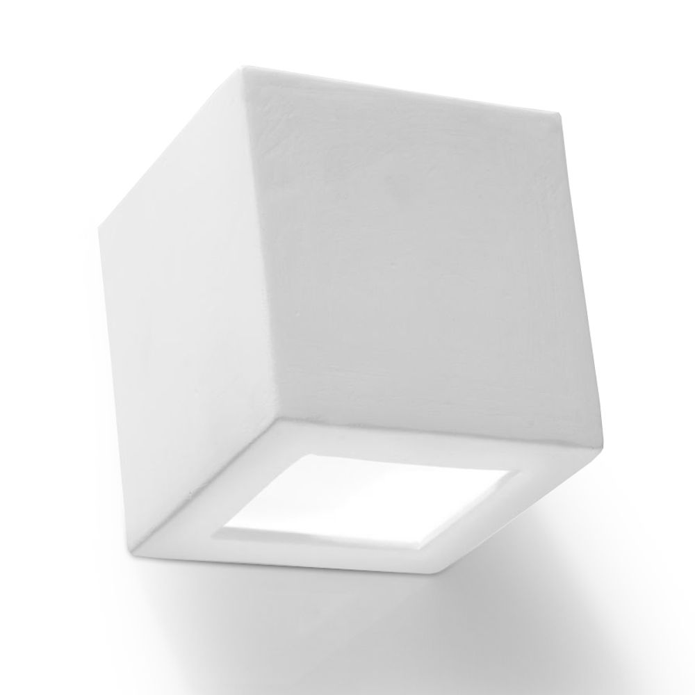Premium Ceramic Wall Lamp - Classic Design, Paintable - LED27