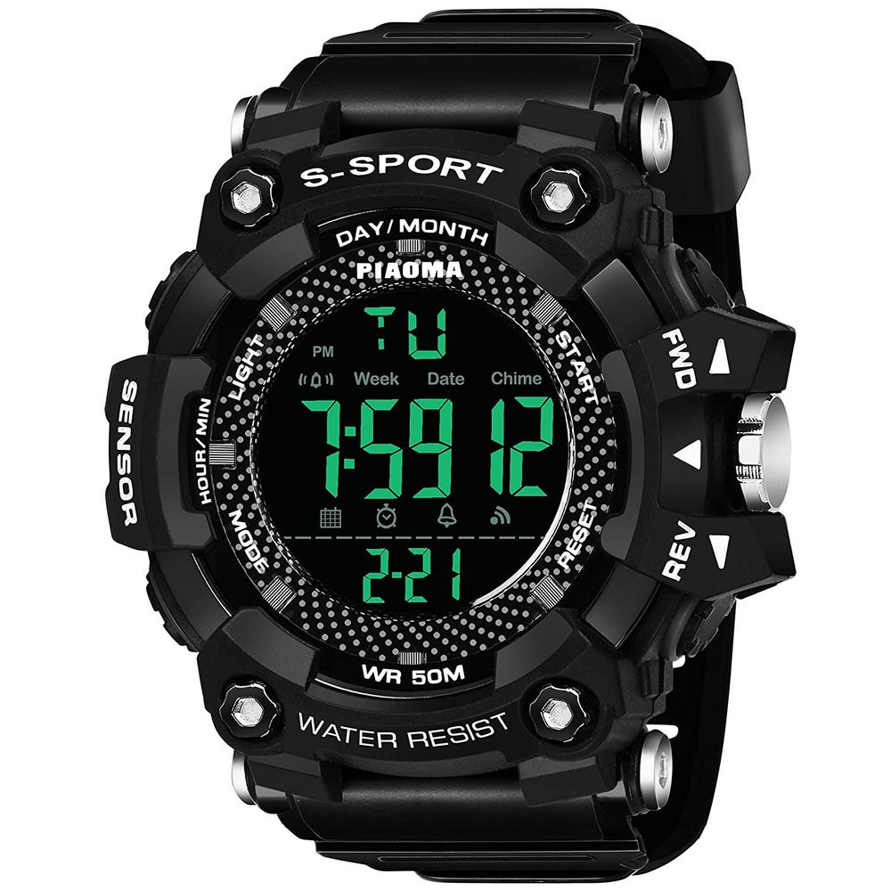Skmei Mens & Ladies Waterproof Multifunction Digital Watches - Assorted Colors & Models - Rubber Strap - 3Atm Water Resistant
