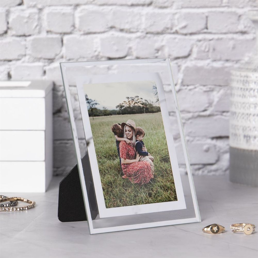 Modern Glass Photo Frames 6" x 4" - Set of 2 | Maison & White