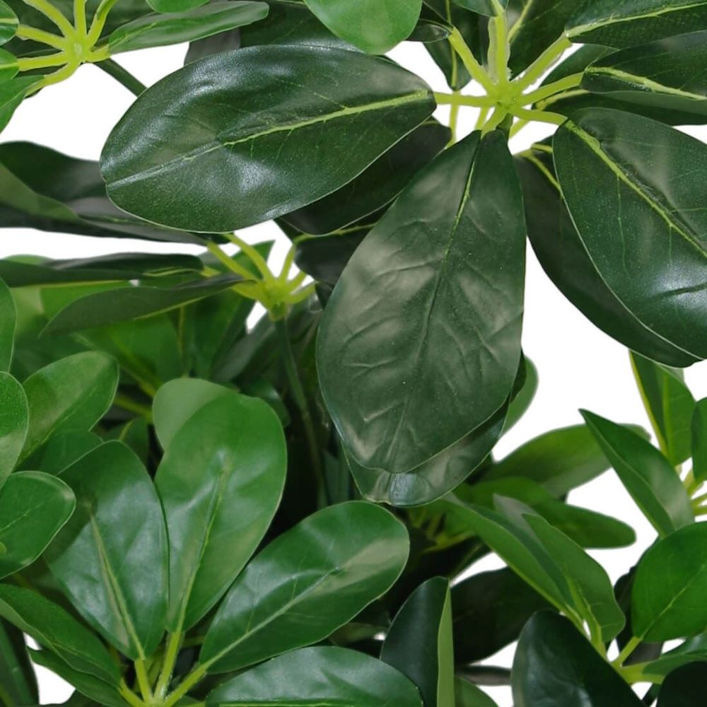 55cm Dark Green Artificial Schefflera Arboricola: Realistic, Safe, High-Quality