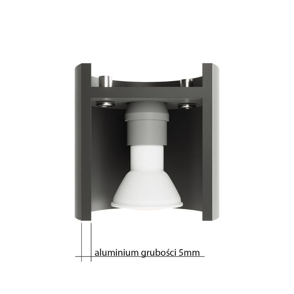 Wall lamp aluminum Inez modern Design G9