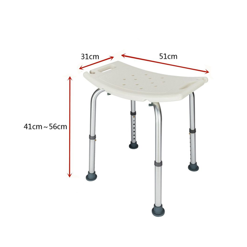 1.35MM Simple Bath Chair White