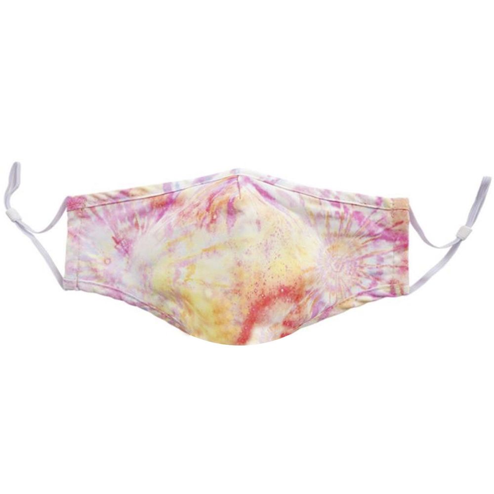 Termin8 Adult Face Mask Tie Die Orange - Lightweight & Reusable