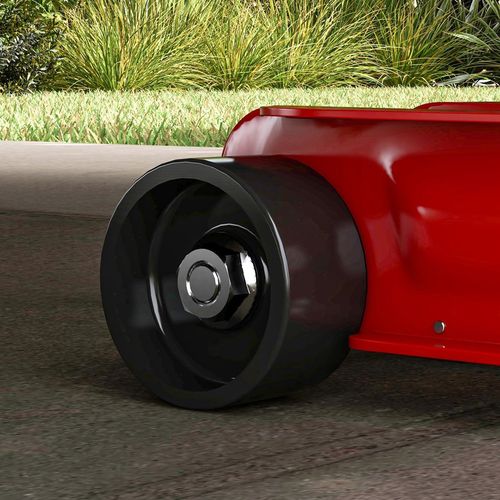 HOMCOM Hydraulic Low Profile Jack 8-38cm 2.5 Ton Racing Car Jack Kit, Red
