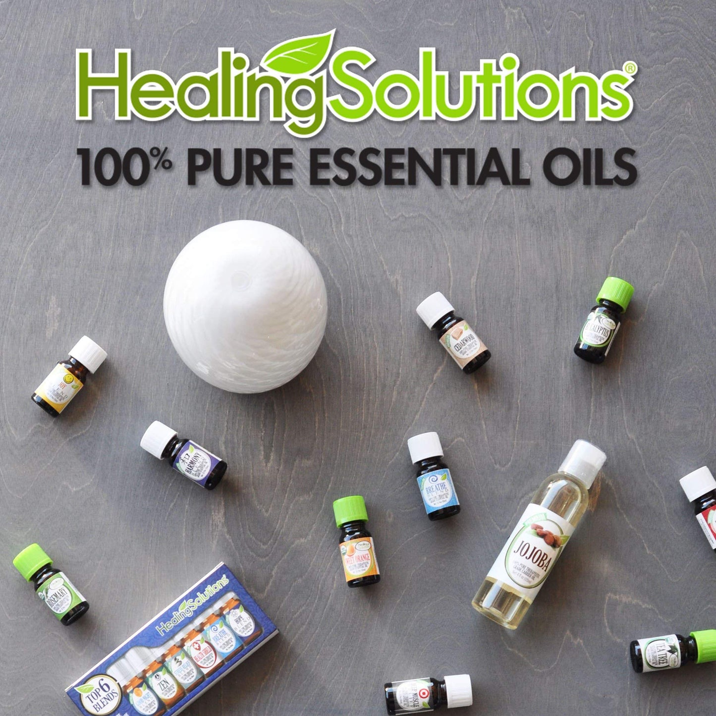Healing Solutions Vetiver Essential Oil 0.33 oz (10 ml) – Organic, Pure, Therapeutic Grade