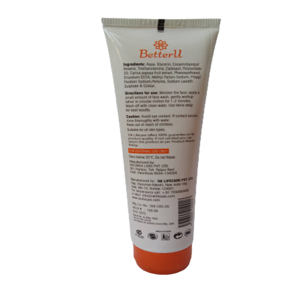BetterU Papaya Face Wash